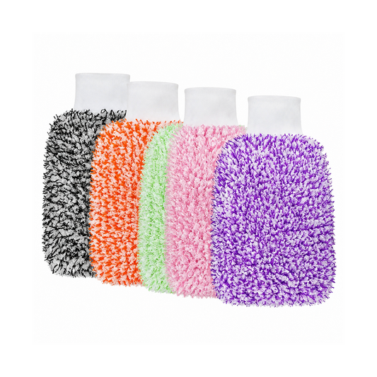 5-Pack Microfiber Car Wash Gloves – 7 × 11 Inches